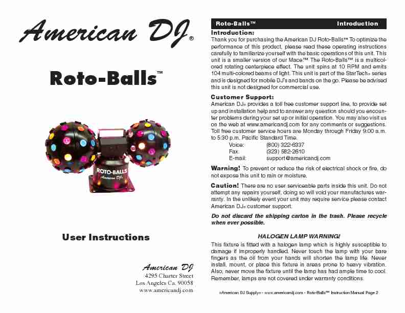 American DJ DJ Equipment Roto-Balls-page_pdf